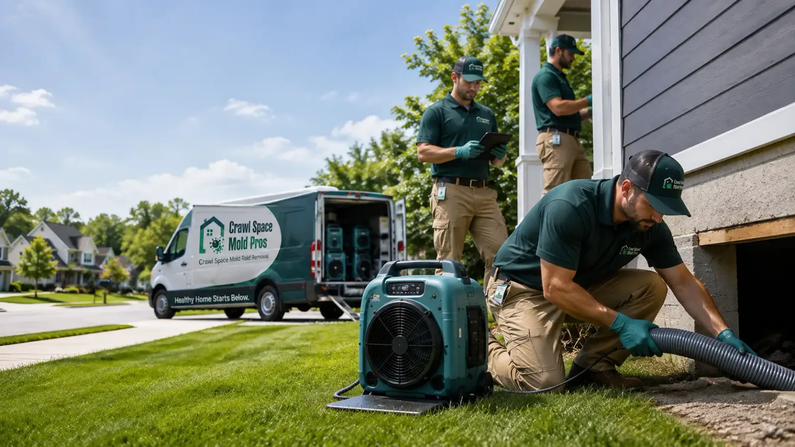 Crawl Space Mold Removal in Golf, IL